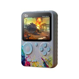 G5 Retro Children Macaron Handheld Game Console Color Screen Built-In 500 Games